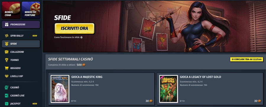 Allyspin casinò sfide