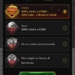 Registrazione al casinò Legiano