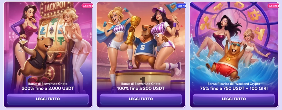 Spinbara casinò cripto bonus