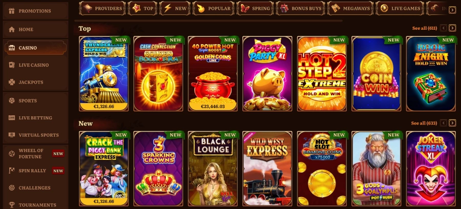 Wildrobin casinò slots