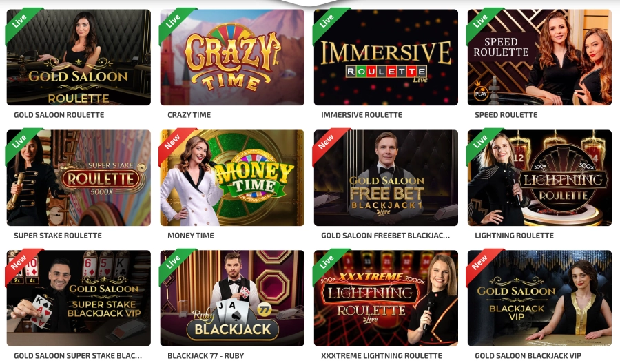 Boaboa casinò live