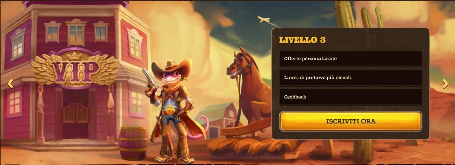 Livello 3 VIP del casinò Lizaro