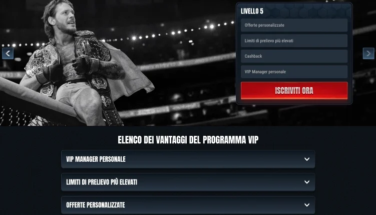 Glorion casino livelli vip