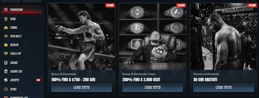 Glorion casino promozioni