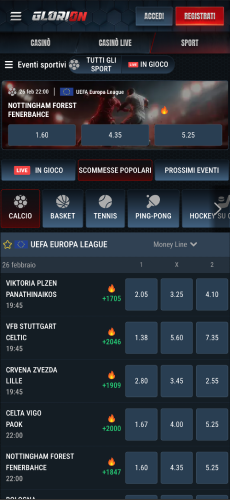 Glorion mobile sport