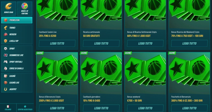 Golisimo casino bonus