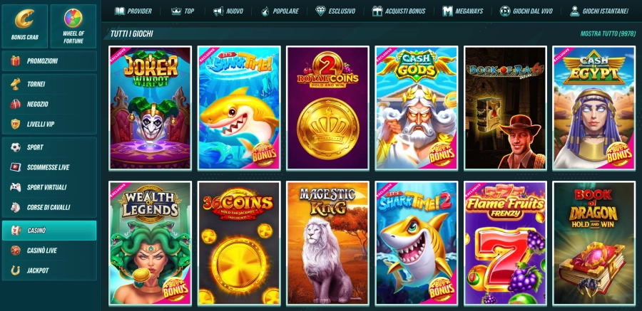Golisimo casino giochi