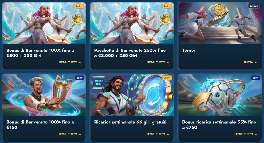 Bonus e Promozioni Casea