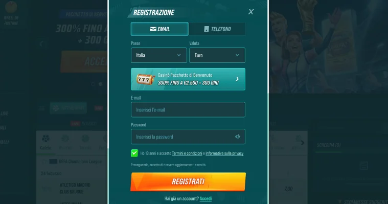 Golisimo casinò registrazione
