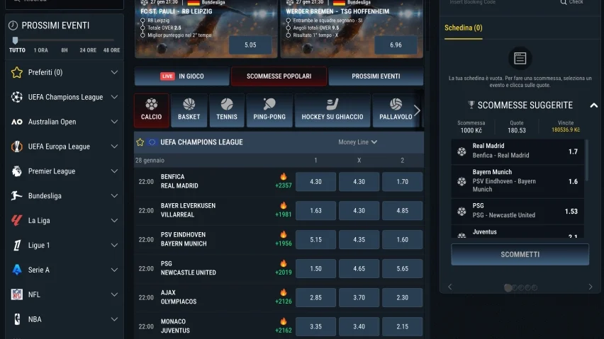 Scommesse Glorion