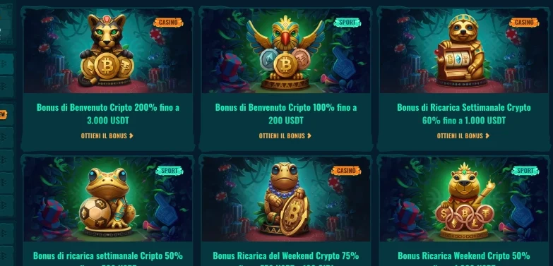 Spinanga crypto bonus