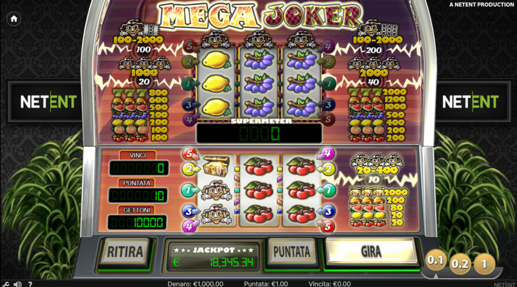 Mega joker slot