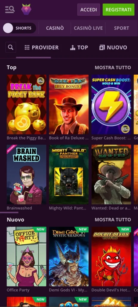 Malina casino mobile slots