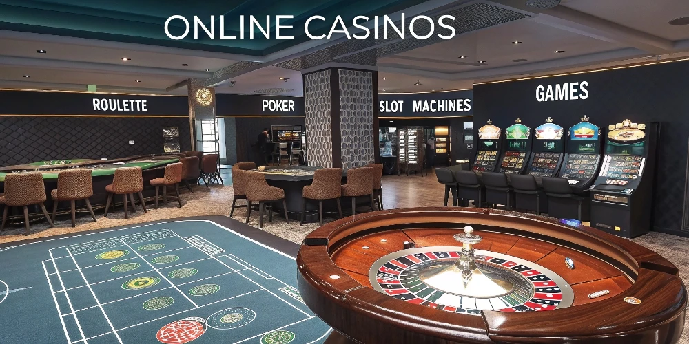 Sala casinò con slot macchine