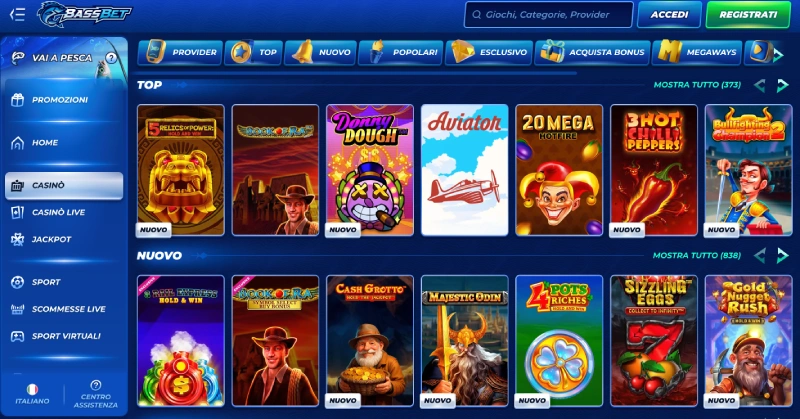Bassbet giochi