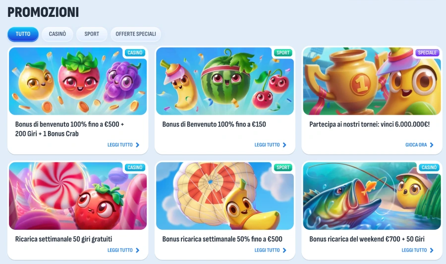 Live online casino promotions