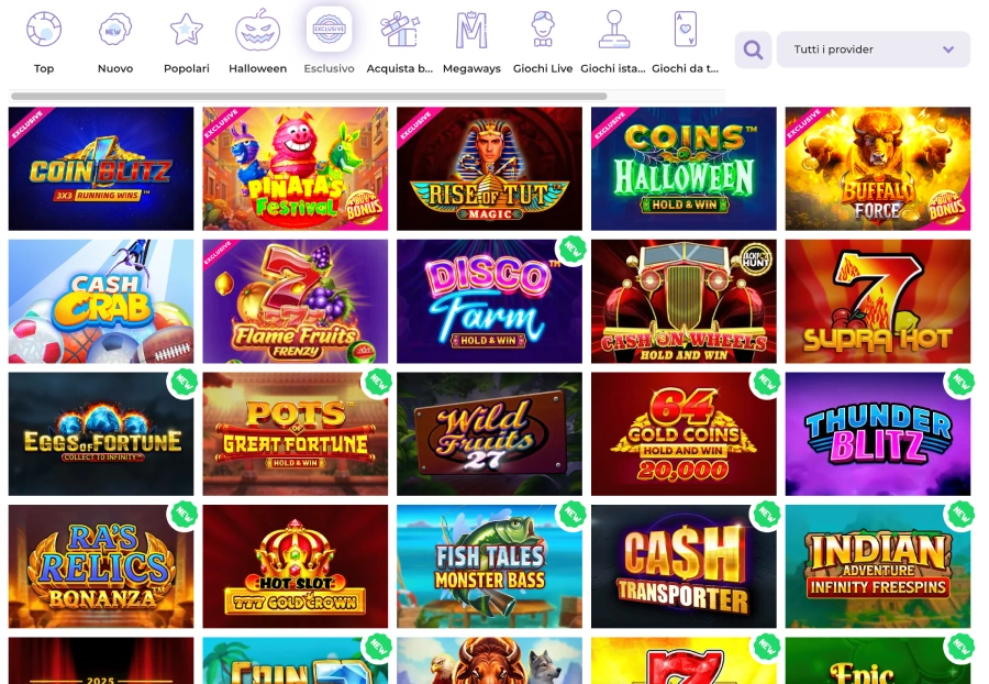 Alf casino giochi