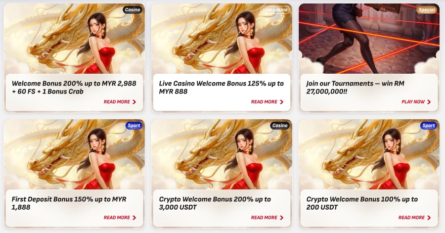 Bonus del casinò Longfu88