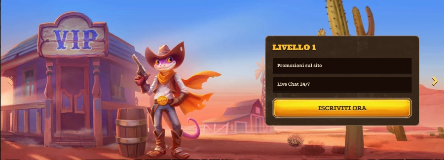 Livello 1 VIP del casinò Lizaro