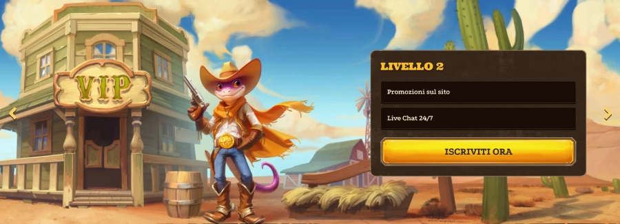 Livello 2 VIP del casinò Lizaro